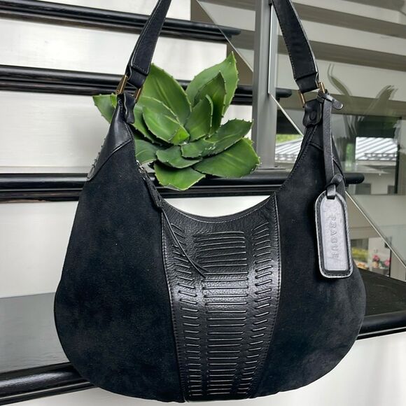 prague Handbags - Prague, New, genuine leather boho shoulder handbag purse